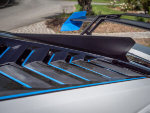 Détails carbone – LAMBORGHINI – HURACAN STO – 2021 – Bianco Asopo – 640 ch – V10 Atmo – 13 900 km – Transmission : Sequentielle – Origine Italie – Privaty Cars – Spécialiste des sportives d’occasion près de Poitiers