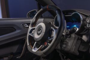 Volant – ALPINE – A110S – 2019 – Gris Tonnerre Mat – 52 900 km – 293 ch – 4 cylindres turbo – Transmission : Sequentielle – Origine France – Privaty Cars – Commerce de voitures de sport luxe et premium entre Bordeaux et Nantes