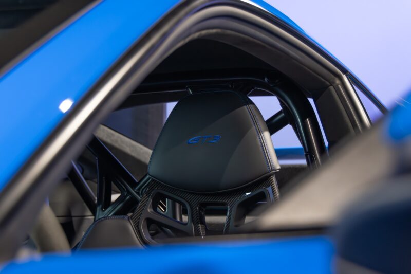 Sièges – PORSCHE – 911 992 GT3 – 2021 – Bleu Requin – 14 900 km – 510 ch – Flat 6 Atmo – Transmission : Sequentielle – Origine France – Privaty Cars – Rachat de Porsche et Ferrari d’occasion à 2 heures de Paris en TGV