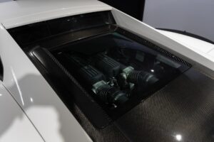 Carrosserie – LAMBORGHINI – Gallardo SuperLeggera – 2010 – Bianco Monocerus – 77 900 km – 530 ch – V10 atmo – Transmission : Sequentielle – Origine Allemagne – Privaty Cars – Vente de voitures de prestige d’occasion proche de Nantes