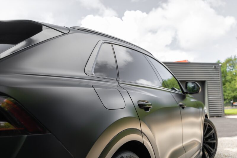 Carrosserie – AUDI – SQ8 – 2021 – Noir Mythic Mat – 48 900 km – 507 ch – V8 TFSI – Transmission : Automatique – Origine France – Privaty Cars – Courtage automobile AUDI dans l’Ouest de la France