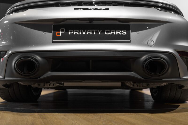 Carrosserie – PORSCHE – 992 Turbo S Cabriolet – 2020 – Gris Argent Gt – 31 900 km – 650 ch – Flat 6 bi-turbo – Transmission : Séquentielle – Origine Allemagne  – Privaty Cars – Expertise et vente de modèles Super Sport à La Rochelle