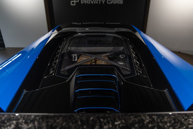 Carrosserie – LAMBORGHINI – Huracan Performante – 2018 – Ad Personam Blu Ely – 34 900 km – 640 ch – V10 atmo – Transmission : séquentielle – Origine France – Privaty Cars – Rachat immédiat de véhicules de prestige à La Rochelle