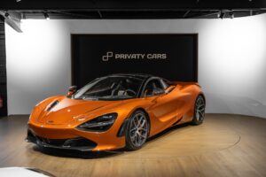 À vendre – MCLAREN – 720S Spider – 2019 – Azores Orange – 29 300 km – 720 ch – V8 Bi-Turbo – Transmission : Sequentielle – Photo principale – Origine Allemagne – Privaty Cars – Rachat immédiat de véhicules de prestige à 2 heures de Paris en TGV